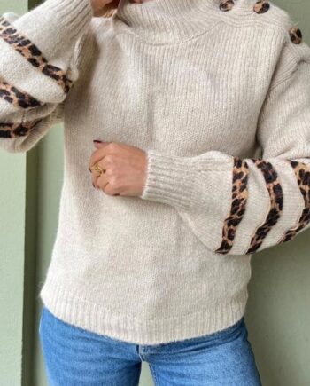 beige knit Top
