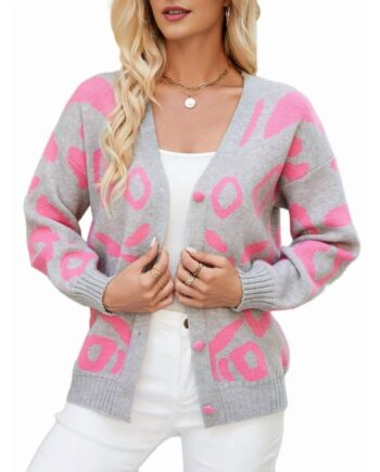Gray with Pink spots jacket